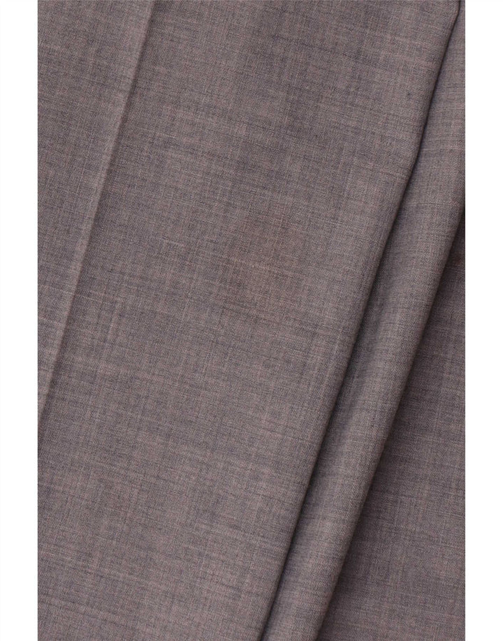 Gerade Herren-Anzughose von Marks & Spencer, W40, L29, grau, Polyester