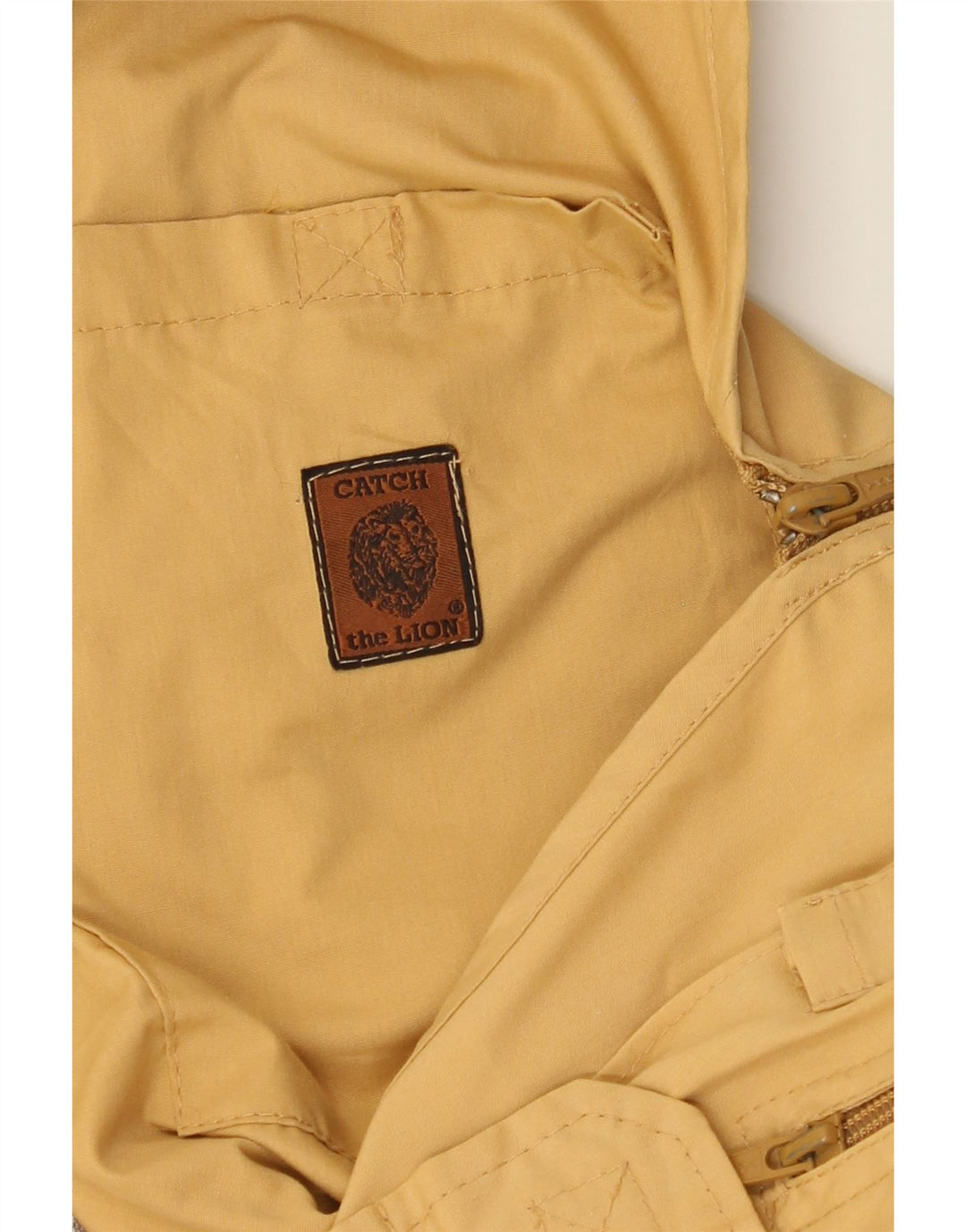 VINTAGE Mens Utility Gilet UK 40 Large Beige