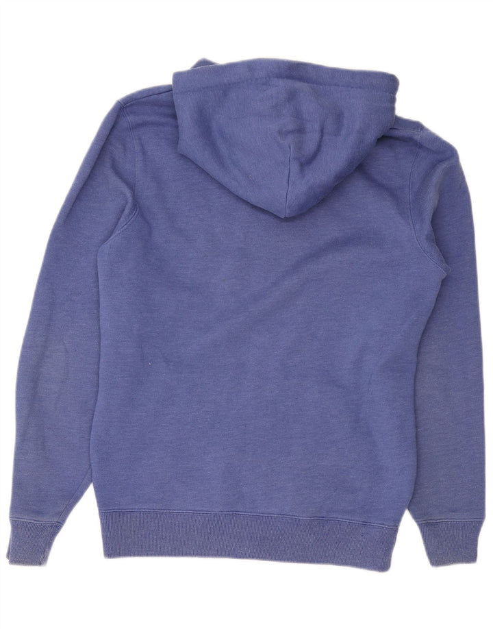 Jack Wills Herren-Kapuzenpullover mit grafischem Reißverschluss, klein, aus blauer Baumwolle