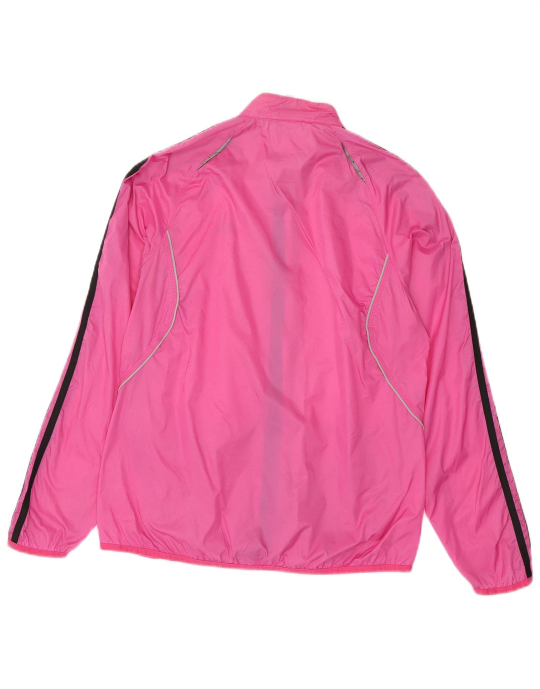 Adidas Damen Trainingsanzug Top Jacke UK 14 Large Rosa Nylon