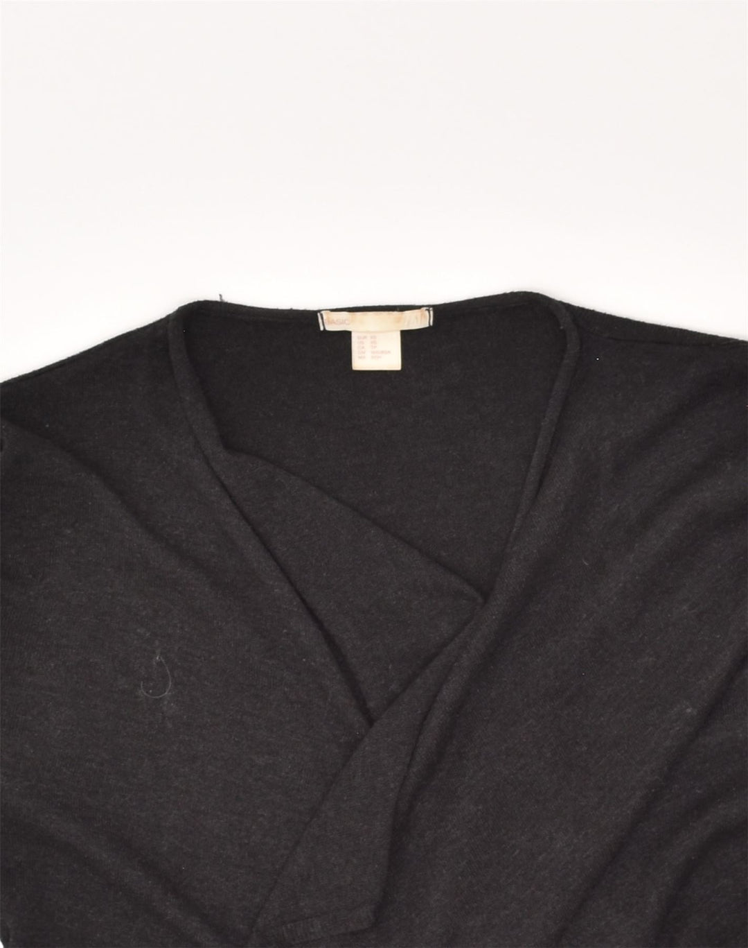 H&M Womens Open Cardigan Sweater UK 6 XS Grey Polyester | Vintage H&M | Thrift | Second-Hand H&M | Used Clothing | Messina Hembry 