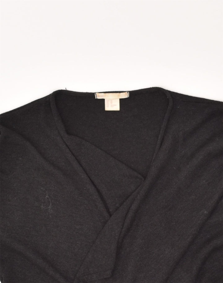 H&M Womens Open Cardigan Sweater UK 6 XS Grey Polyester | Vintage H&M | Thrift | Second-Hand H&M | Used Clothing | Messina Hembry 