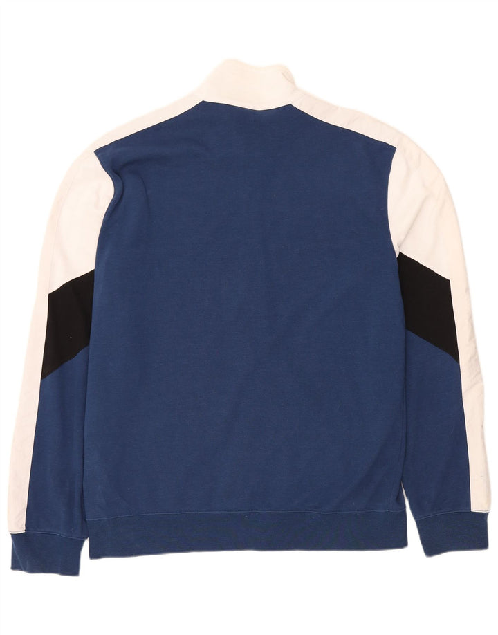 CHAMPION Herren-Trainingsanzug-Oberteil, Jacke, XL, Blau, Colourblock-Baumwolle