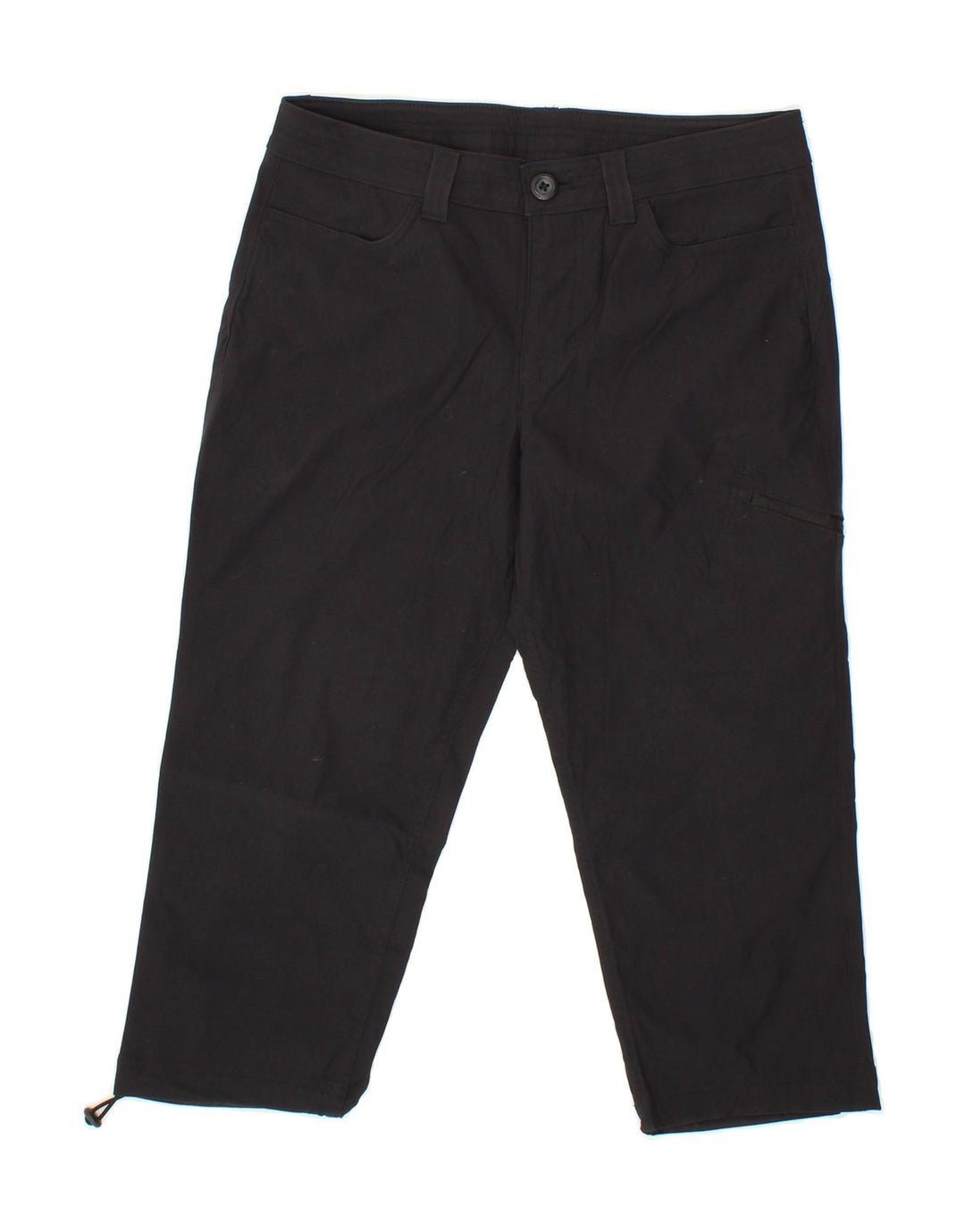 EDDIE BAUER Womens Straight Capri Trousers US 6 Medium W30 L20 Black Nylon Vintage Eddie Bauer and Second-Hand Eddie Bauer from Messina Hembry 