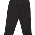 EDDIE BAUER Womens Straight Capri Trousers US 6 Medium W30 L20 Black Nylon Vintage Eddie Bauer and Second-Hand Eddie Bauer from Messina Hembry 