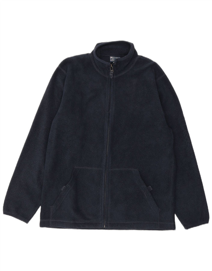 Champion Fleecejacke für Jungen, 13–14 Jahre, marineblaues Polyester