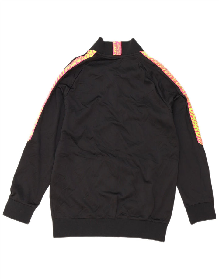 Umbro Jungen Grafik-Trainingsanzug-Top-Jacke, 12–13 Jahre, XL, schwarzes Polyester