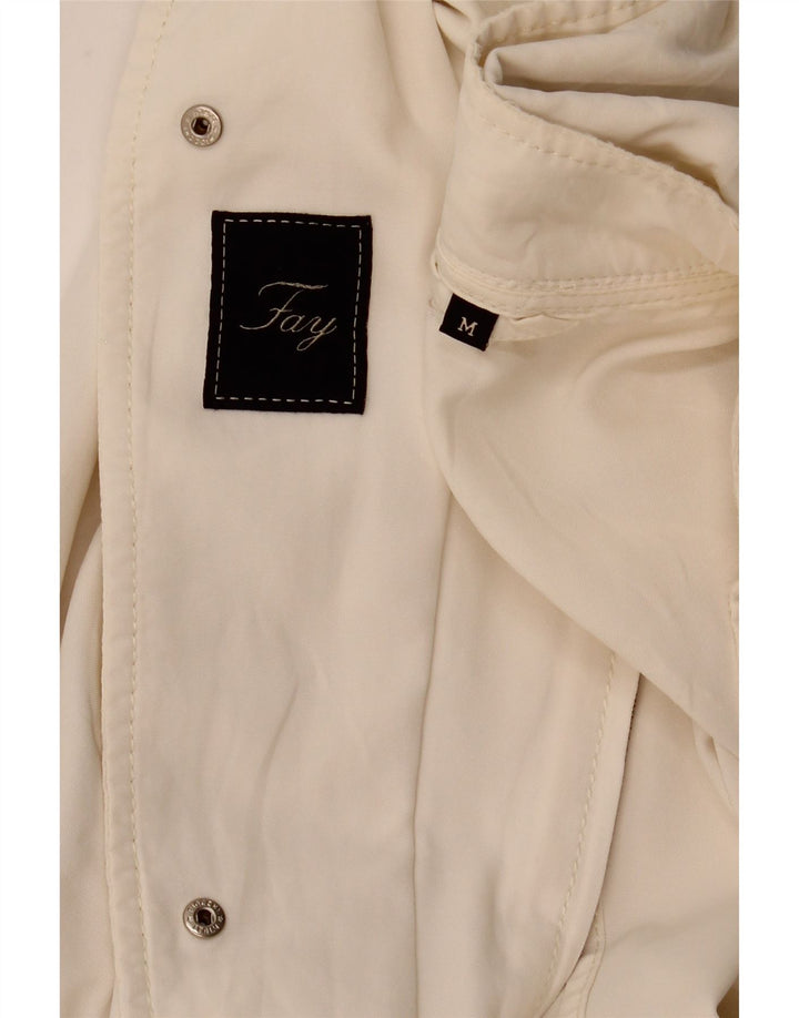 Fay Damen Utility-Jacke UK 14 Medium Off White