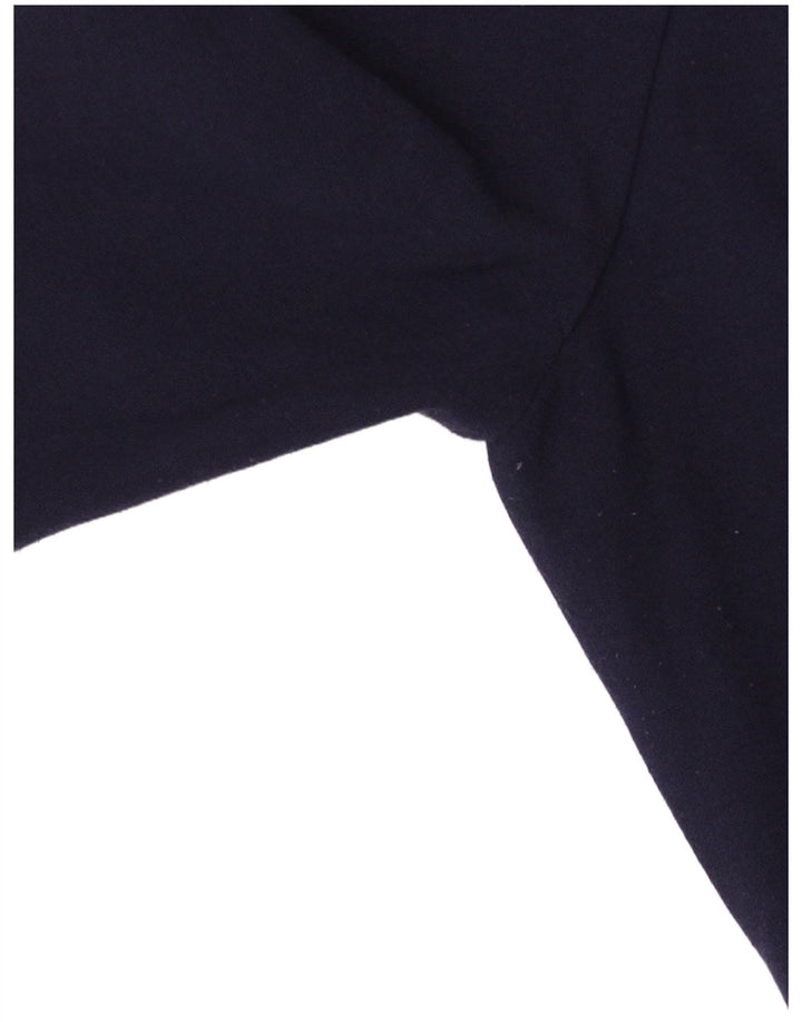 Zara Damen Basic-Kleid mit 3/4-Ärmeln, Größe M, Marineblau