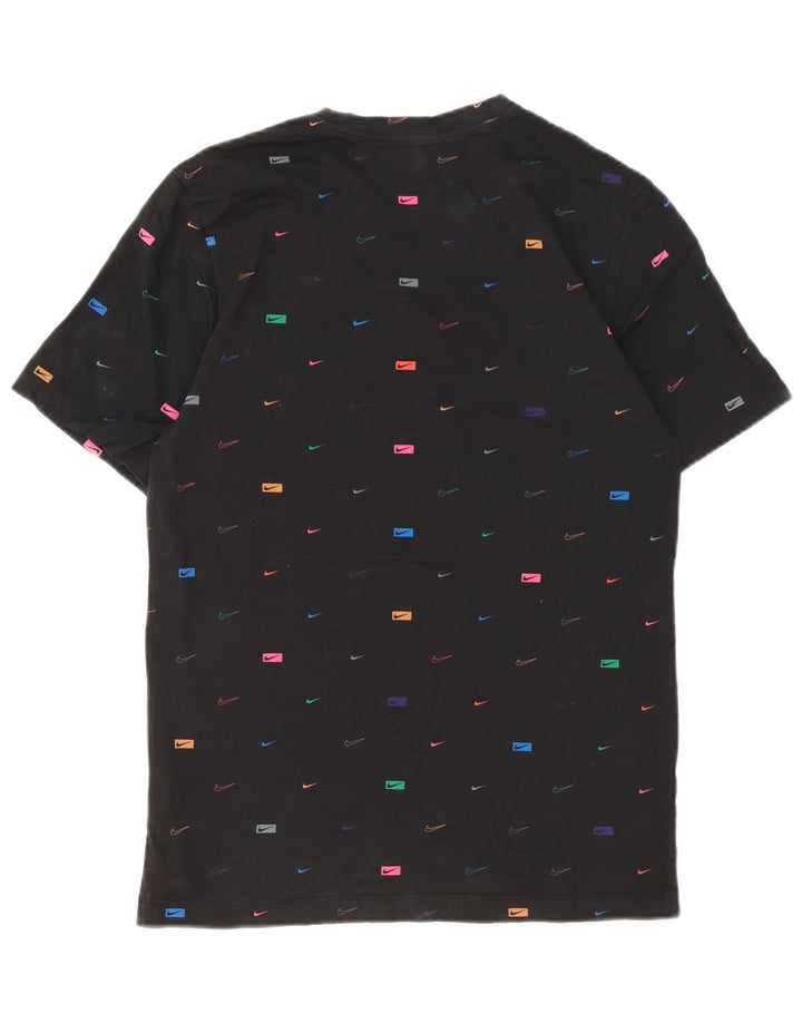 Nike Herren-T-Shirt mit Grafik, Größe S, schwarze Baumwolle