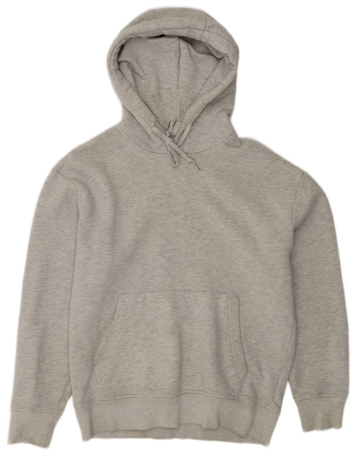 Zara Herren Kapuzenpullover Mittelgrau meliert