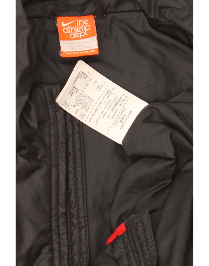 Nike Herren Wattierte Jacke UK 36 Small Schwarz Colourblock Polyester