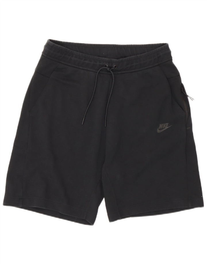 Nike Herren-Sportshorts, mittelgroß, schwarze Baumwolle
