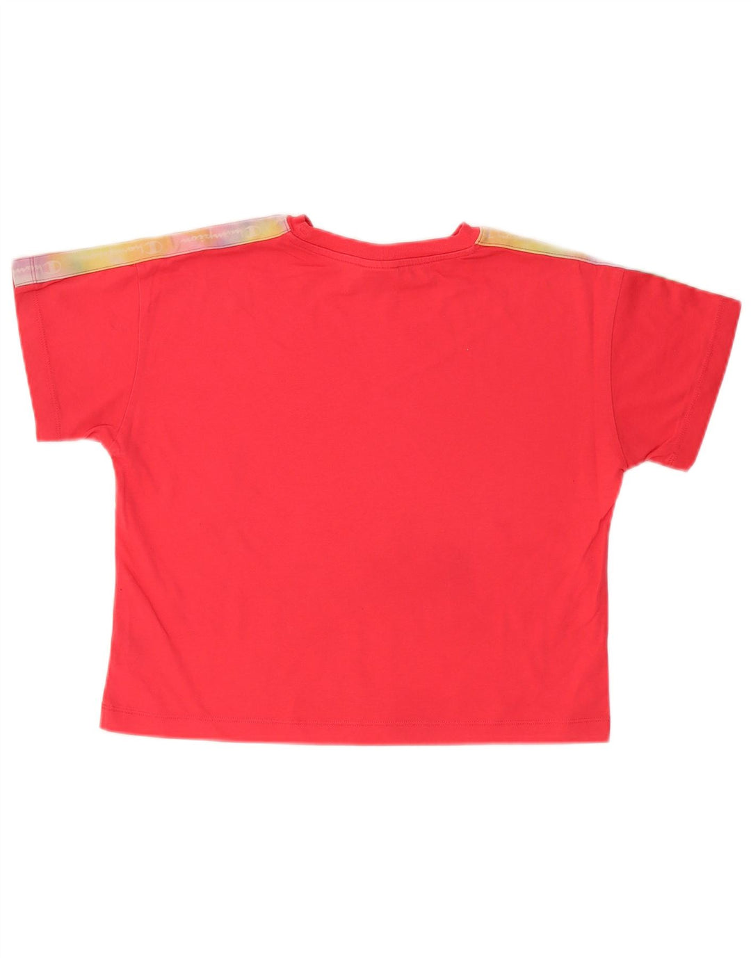 Champion Damen-T-Shirt in Übergröße mit Grafik, UK 10, Größe S, Rot, Farbblock