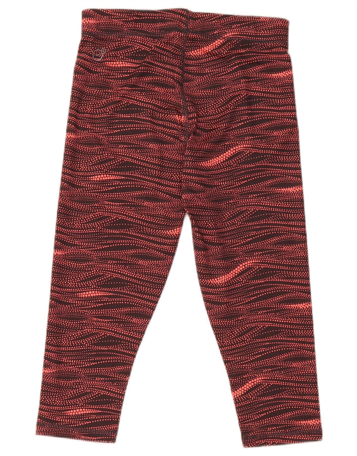 Puma Womens Abstract Pattern Capri Leggings UK 10 Small Mehrfarbig