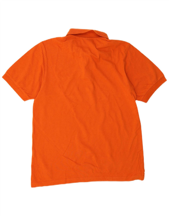 Lotto Herren-Poloshirt, große orangefarbene Baumwolle