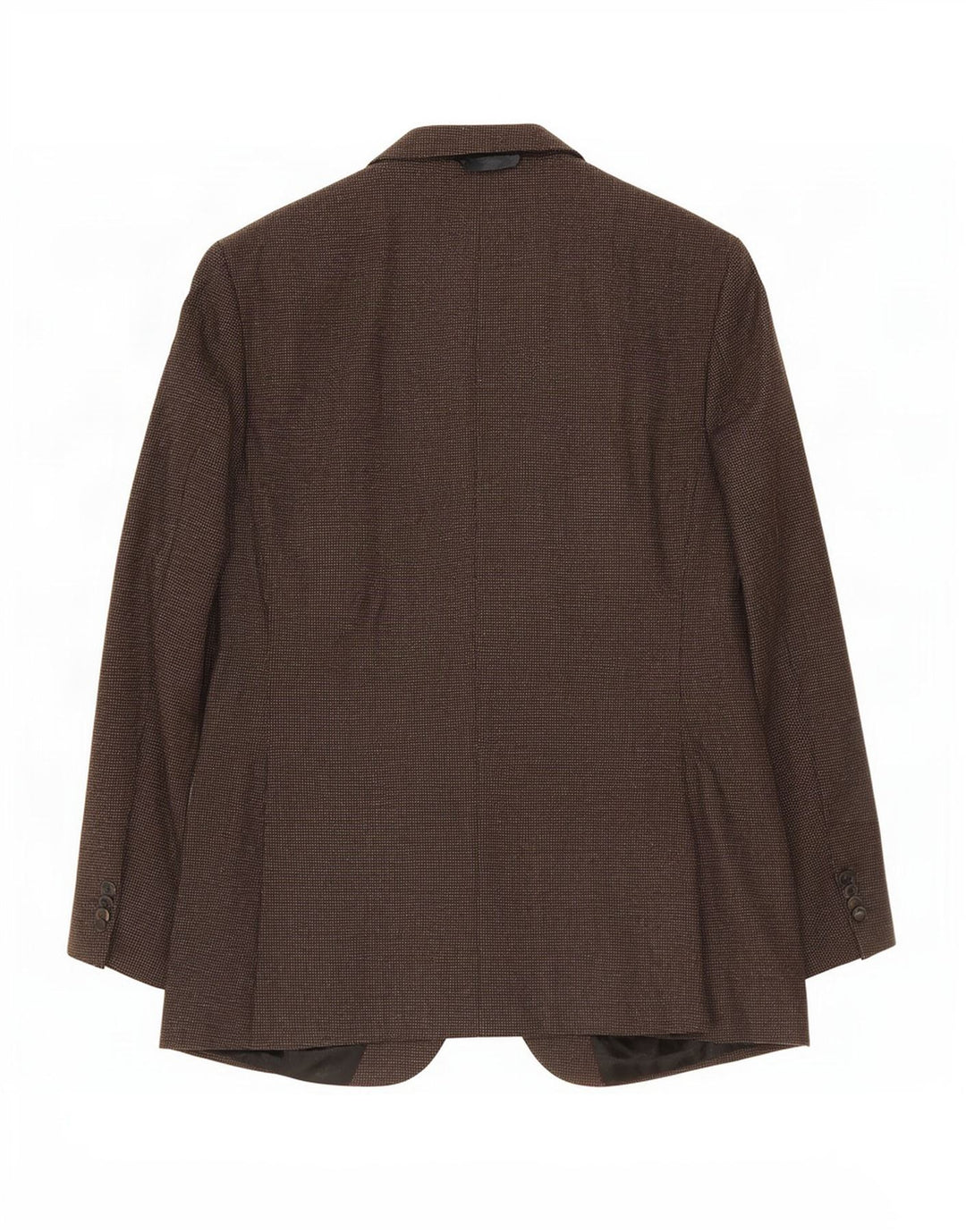 Hugo Boss Herren-Blazer mit 2 Knöpfen, US 44, 2XL, braun gefleckte Wolle