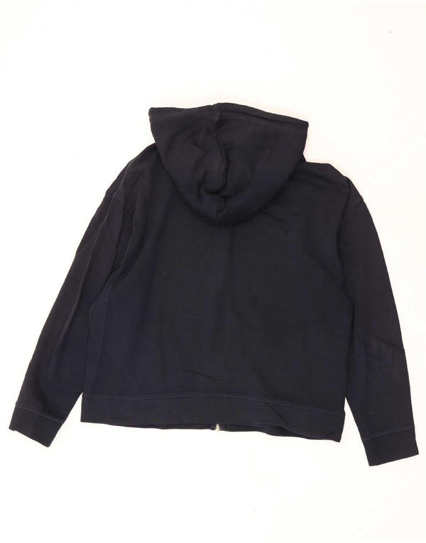 Tommy Hilfiger Damen-Kapuzenpullover mit Reißverschluss, UK 16, Größe L, Marineblau, Baumwolle