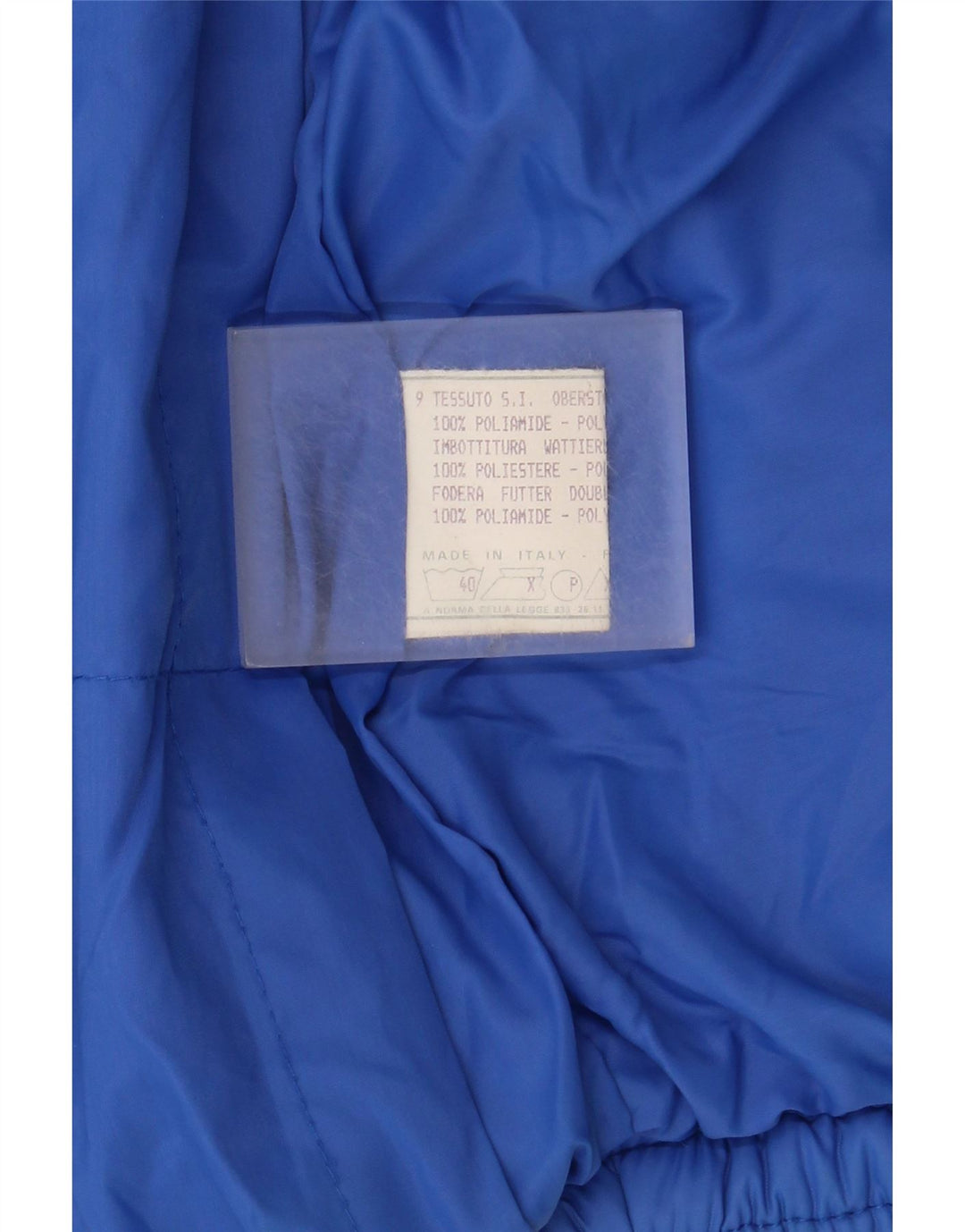 Brugi Wattierte Damenweste IT 38 XS Blaues Colourblock-Polyamid
