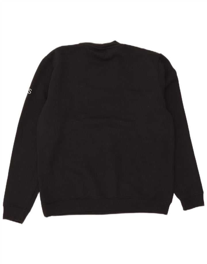 Marks & Spencer Herren-Sweatshirt-Pullover, Mittelschwarz, Polyester