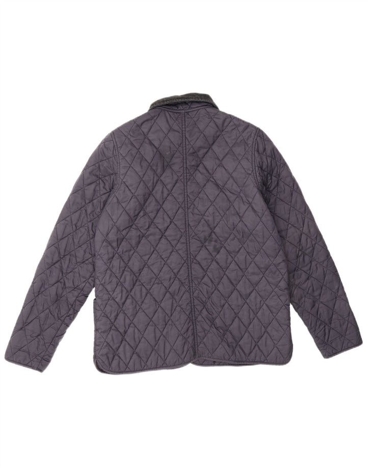 Barbour Damen Steppjacke UK 12 Medium Marineblau Polyester