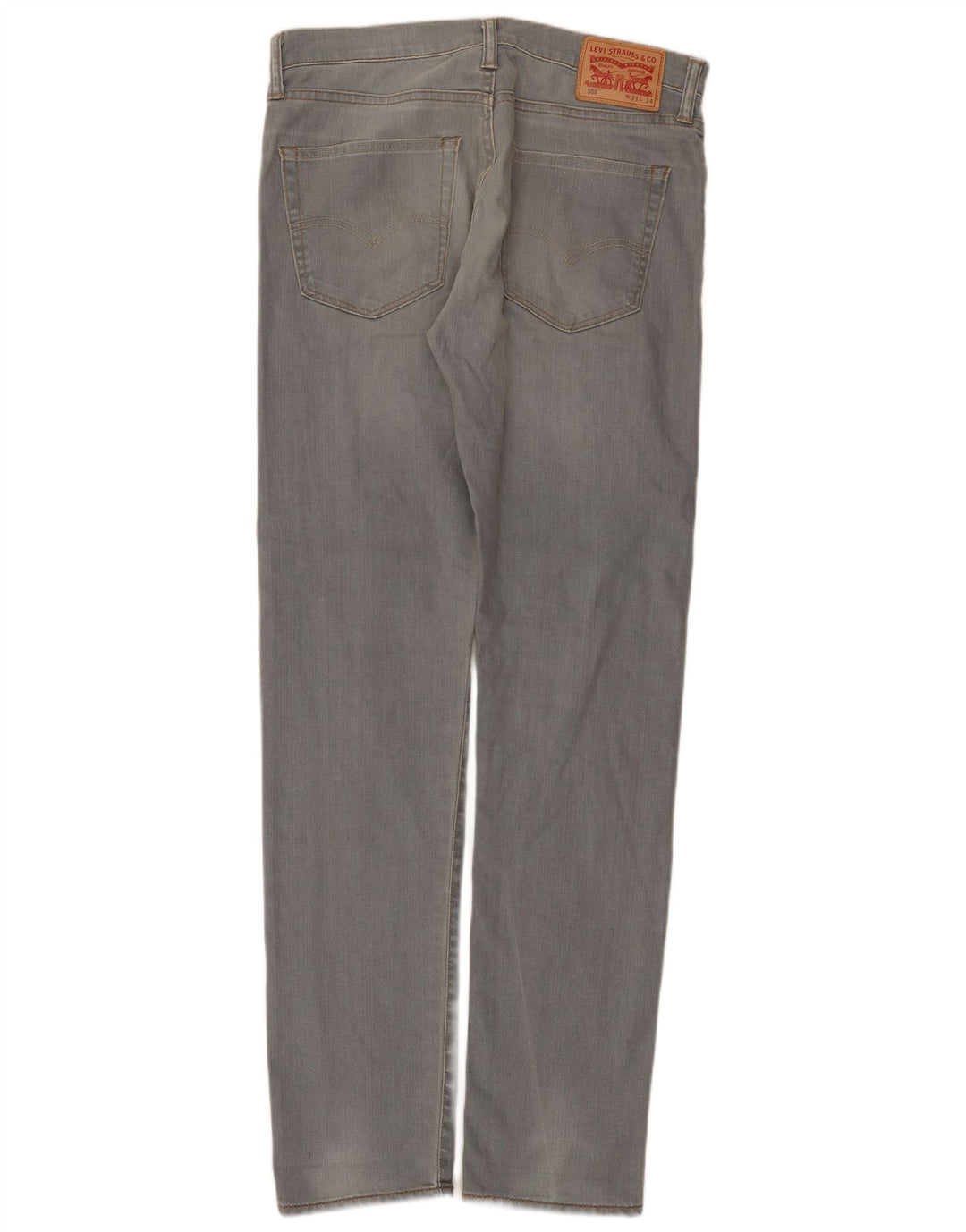 Levi's Herren 508 Tapered Jeans W31 L34 Graue Baumwolle