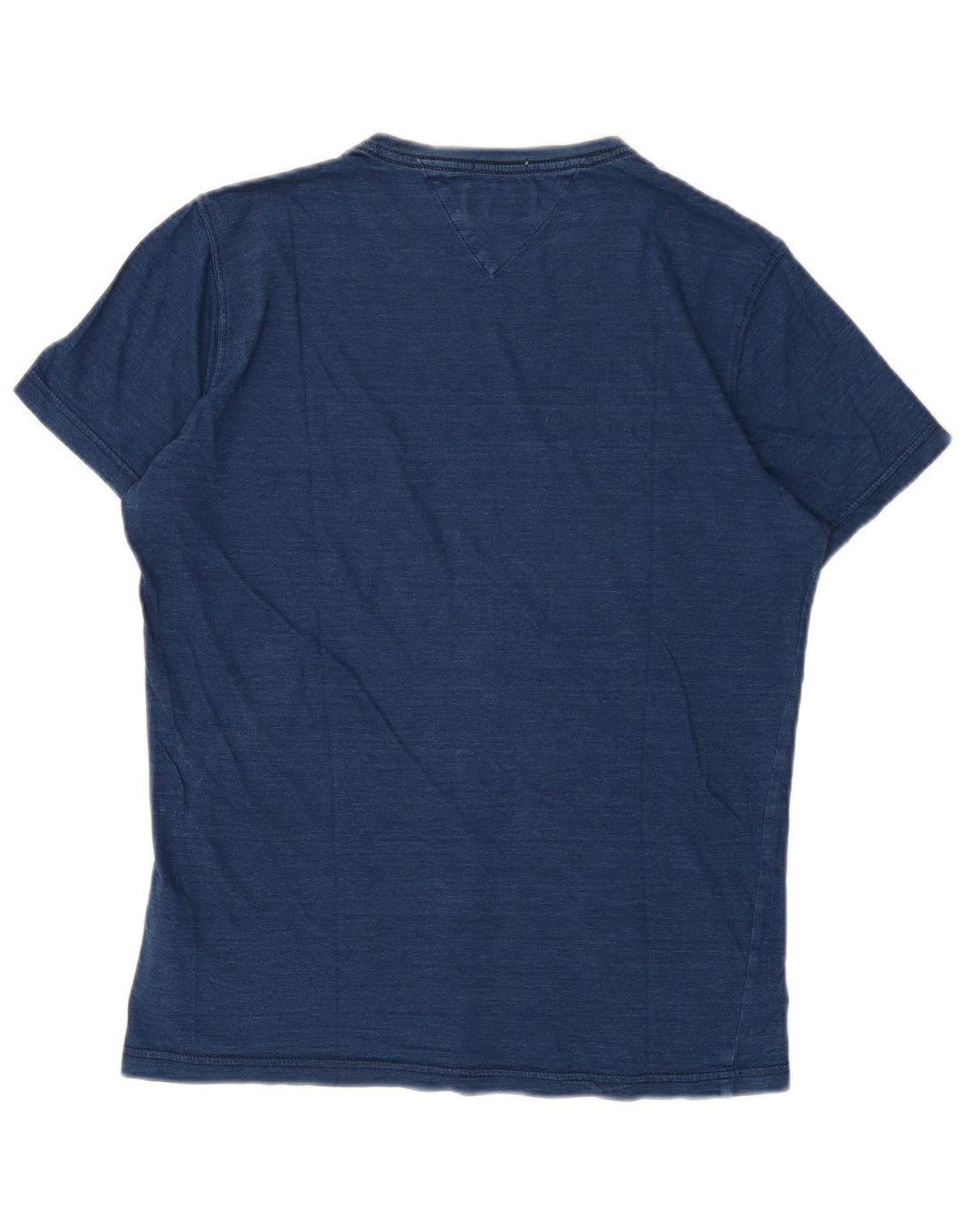 Tommy Hilfiger Herren-T-Shirt mit Grafik, mittelmarineblaue Baumwolle