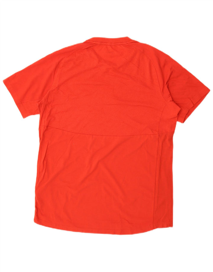 Puma Herren T-Shirt Top Große rote Baumwolle