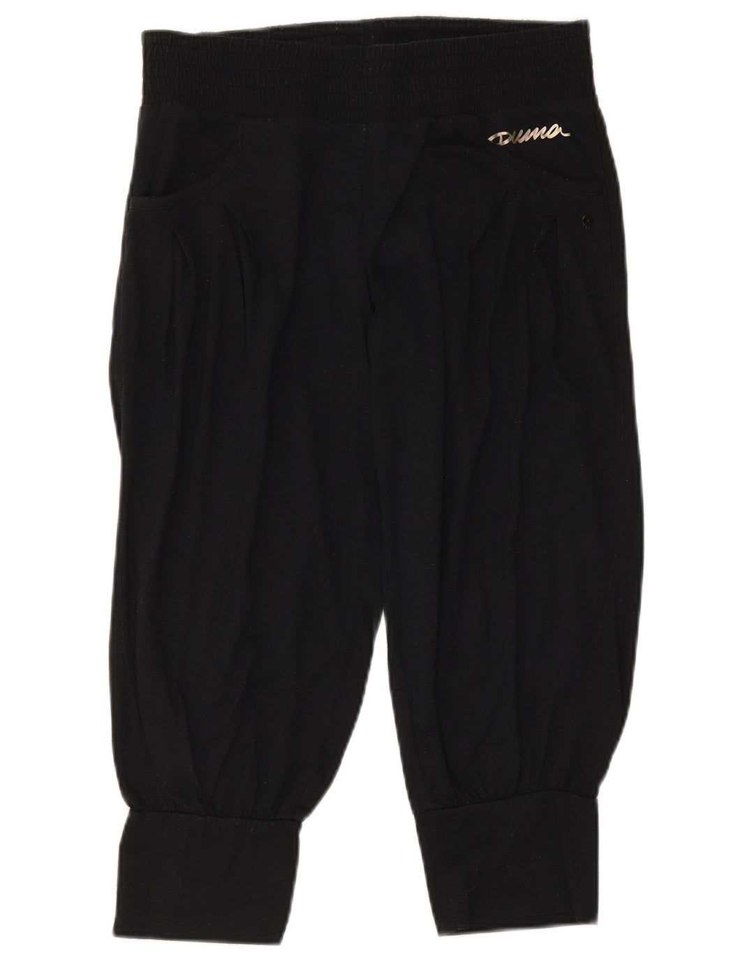 Puma Damen Capri-Trainingshose, Jogginghose, UK 12, mittelschwarz, Polyester