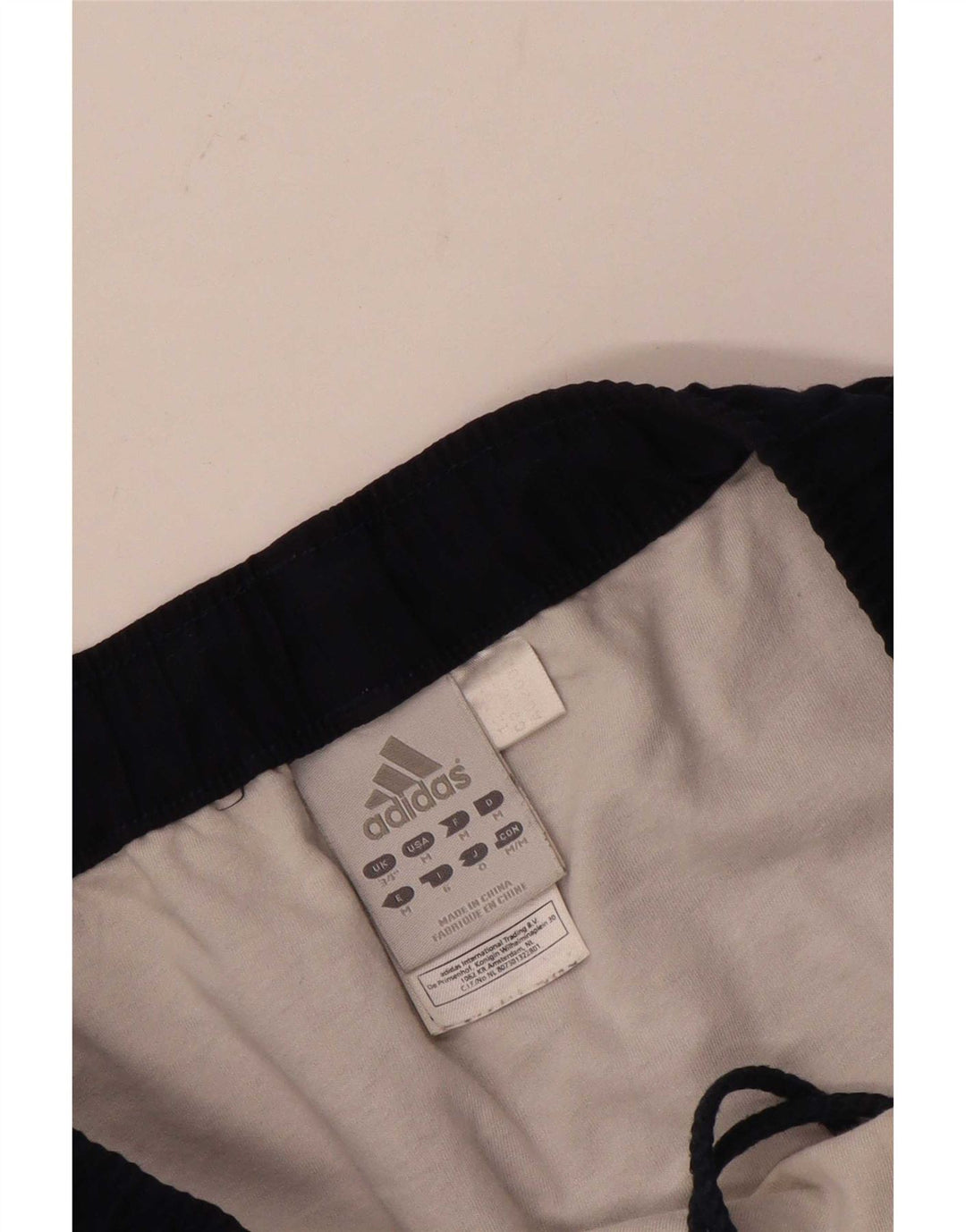 Adidas Herren Sportshorts mit Grafik, groß, Marineblau, Polyester