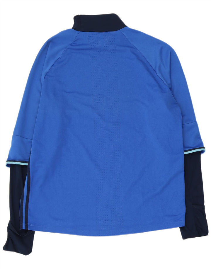Adidas Herren Climacool Top Langarm XL Blau Colourblock Polyester