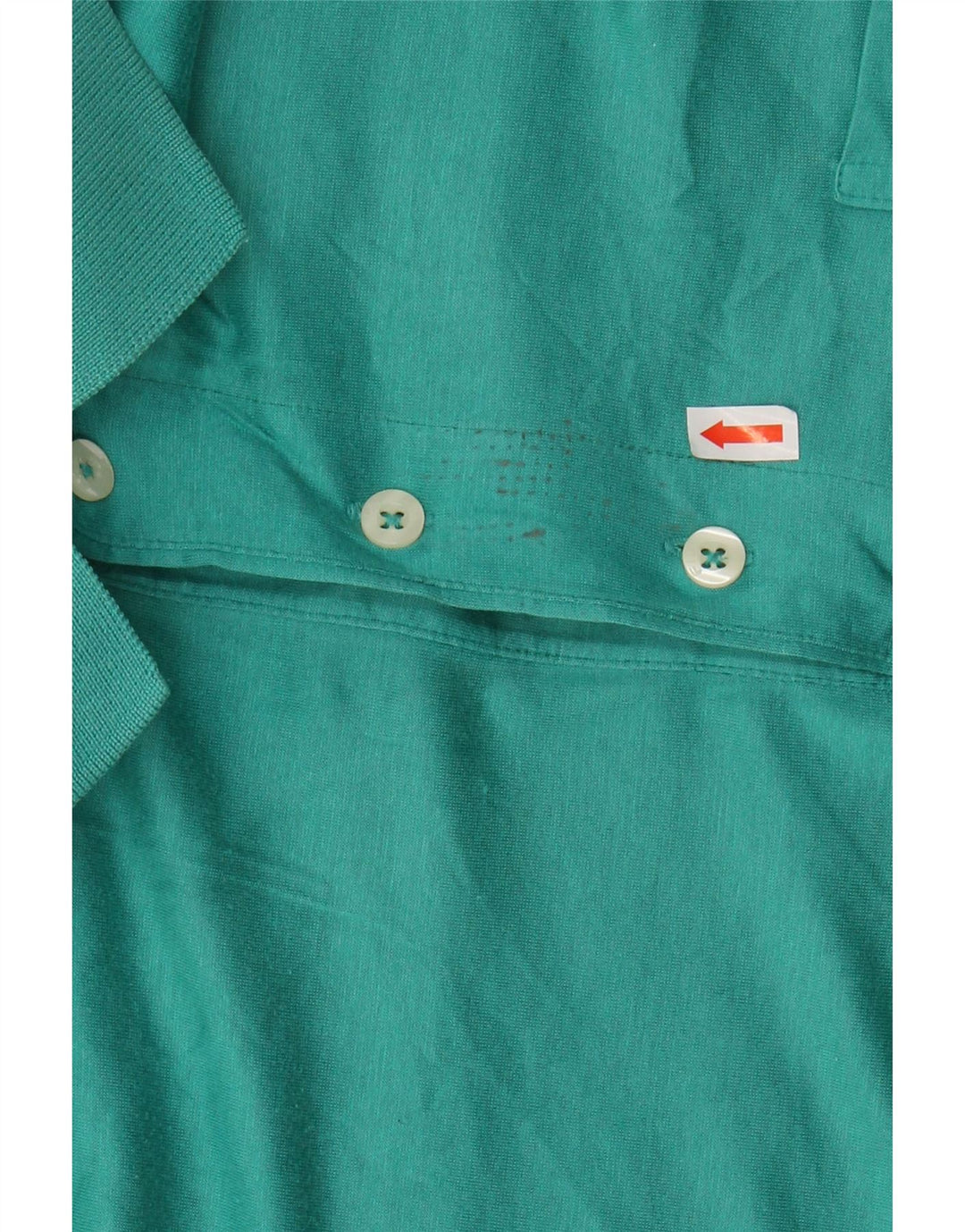 FILA Herren Poloshirt IT 46 Small Grün Baumwolle
