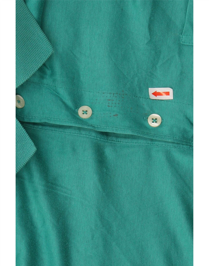 FILA Herren Poloshirt IT 46 Small Grün Baumwolle