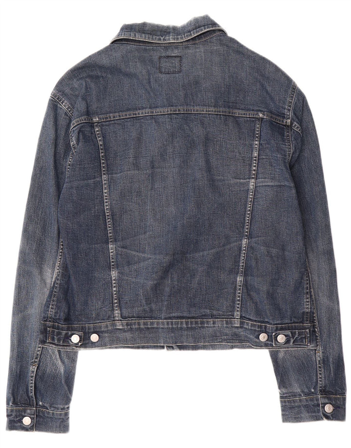 Energie Herren Jeansjacke UK 42 XL Blaue Baumwolle