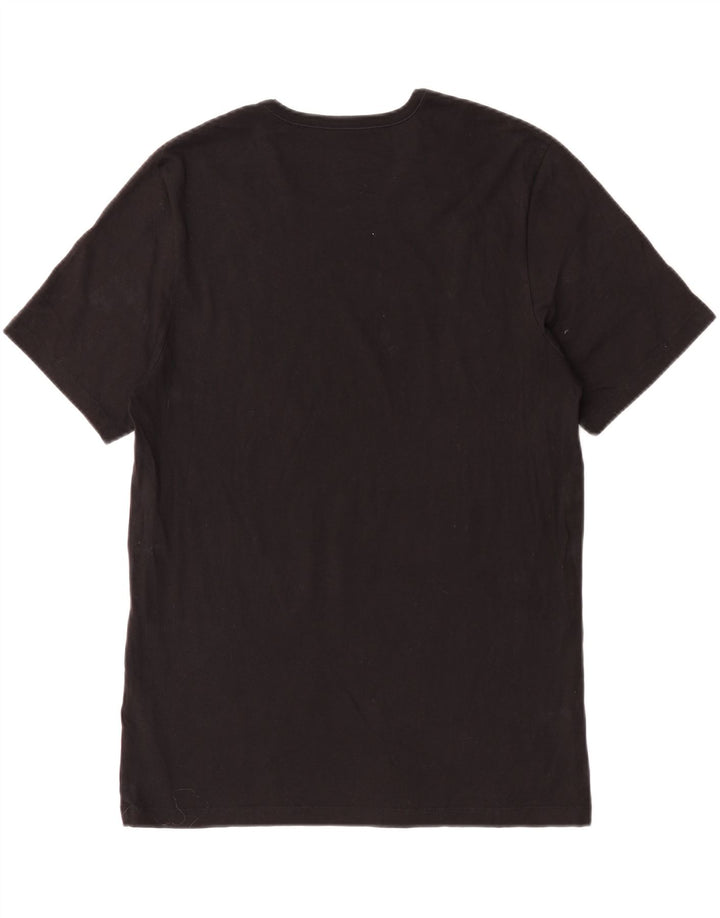 Hugo Boss Herren T-Shirt Top Large Schwarz Baumwolle