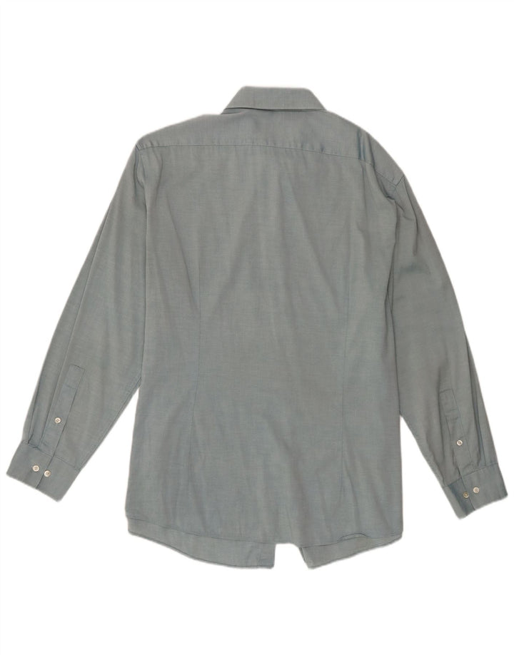 Dkny Herren Slim Fit Hemd Größe 17 XL Blau