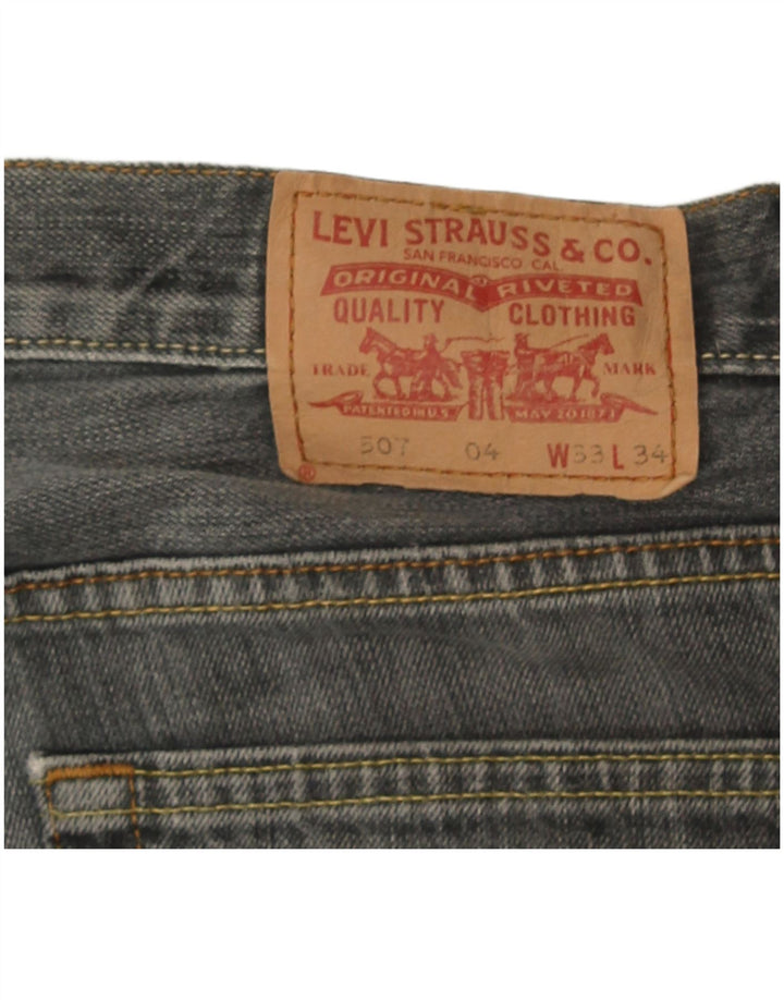 Levi's Herren 507 Bootcut Jeans W33 L28 Grau