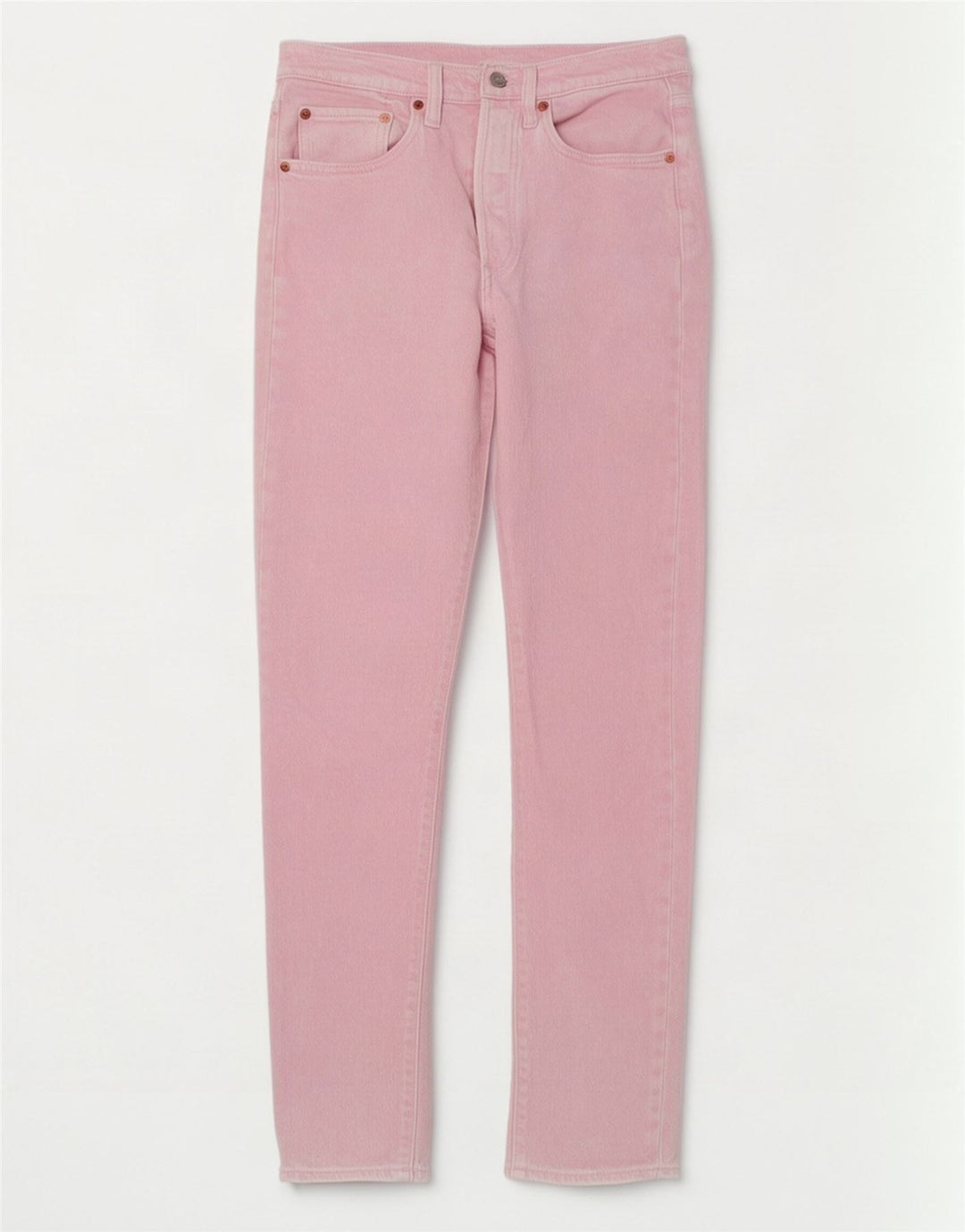 Levi's Damen 501 Straight Jeans Small W27 L29 Rosa