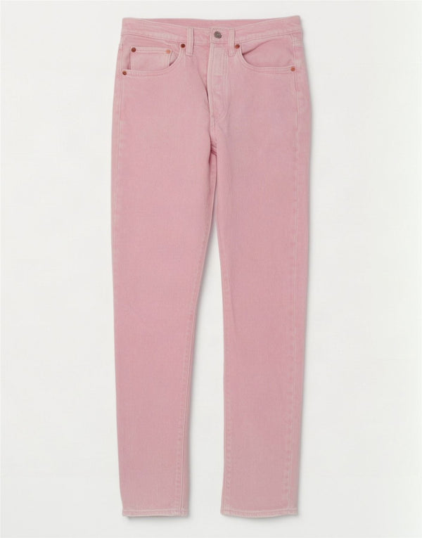 Levi's Damen 501 Straight Jeans Small W27 L29 Rosa