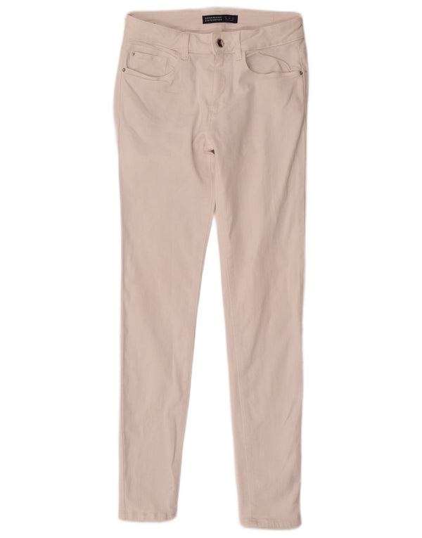 Zara Damen Skinny Jeans EU 38 Small W28 L29 Weiße Baumwolle