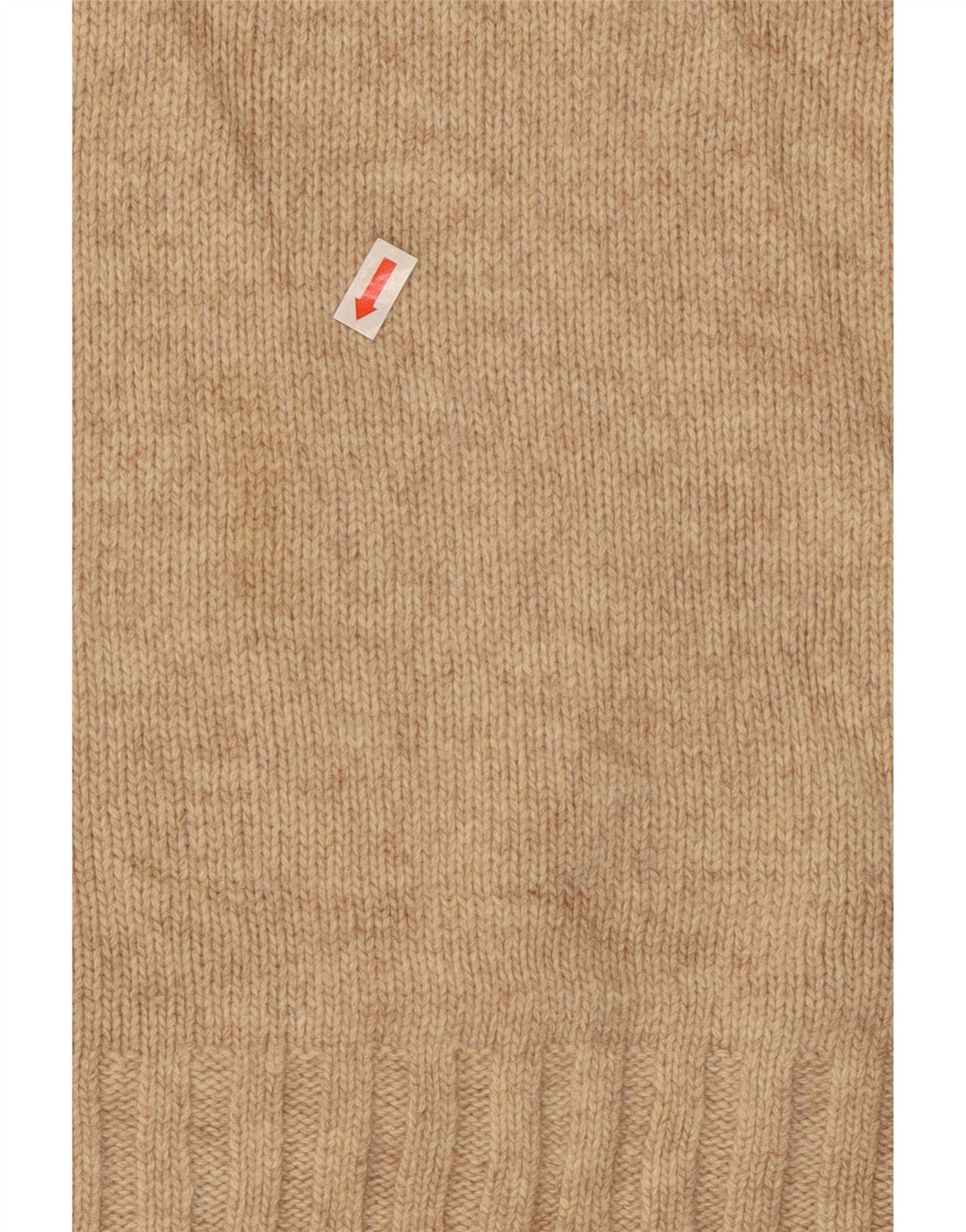 Levi's Herren-Pullover mit V-Ausschnitt aus mittelbeiger Wolle