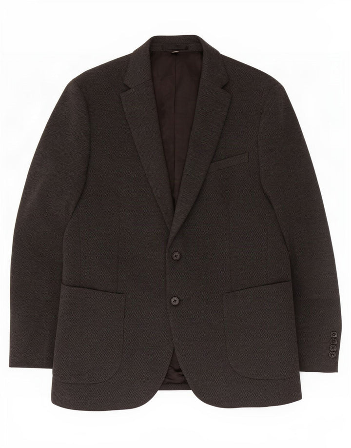 Marks & Spencer Herren-Blazer mit 2 Knöpfen, Gr. 42, Grau