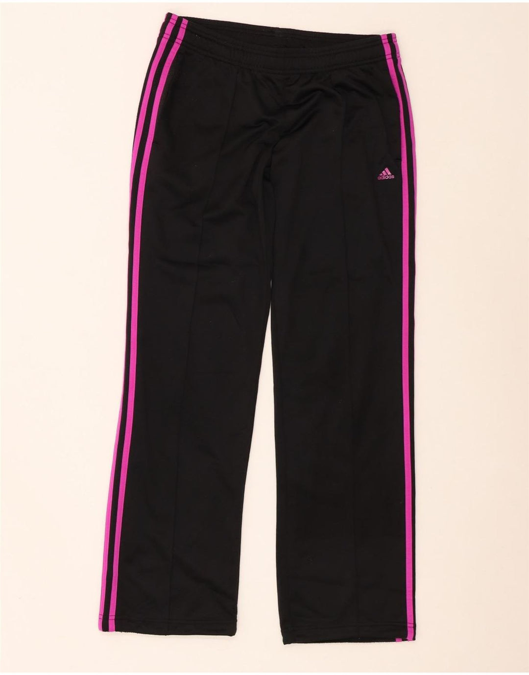 Adidas Damen Trainingshose UK 8/10 Small Schwarz Polyester