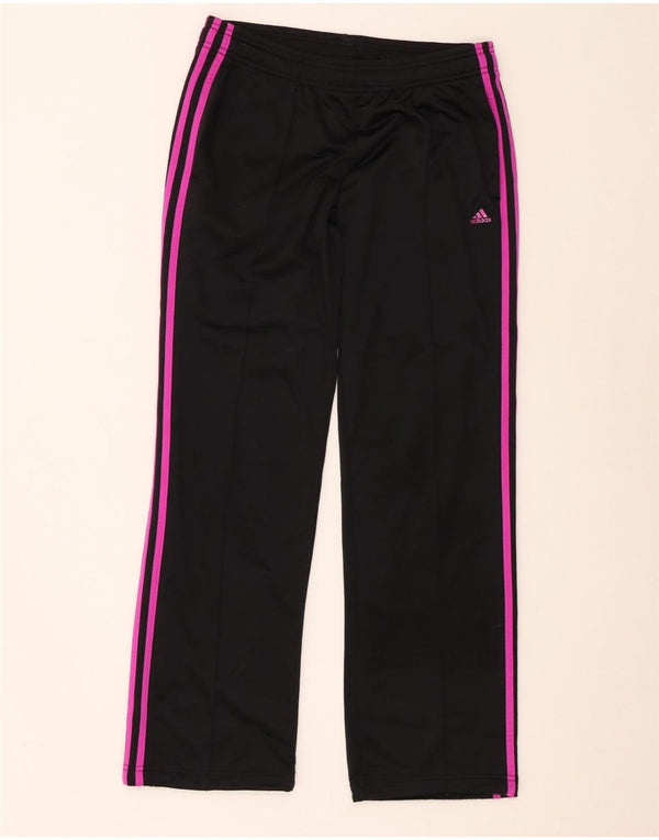 Adidas Damen Trainingshose UK 8/10 Small Schwarz Polyester