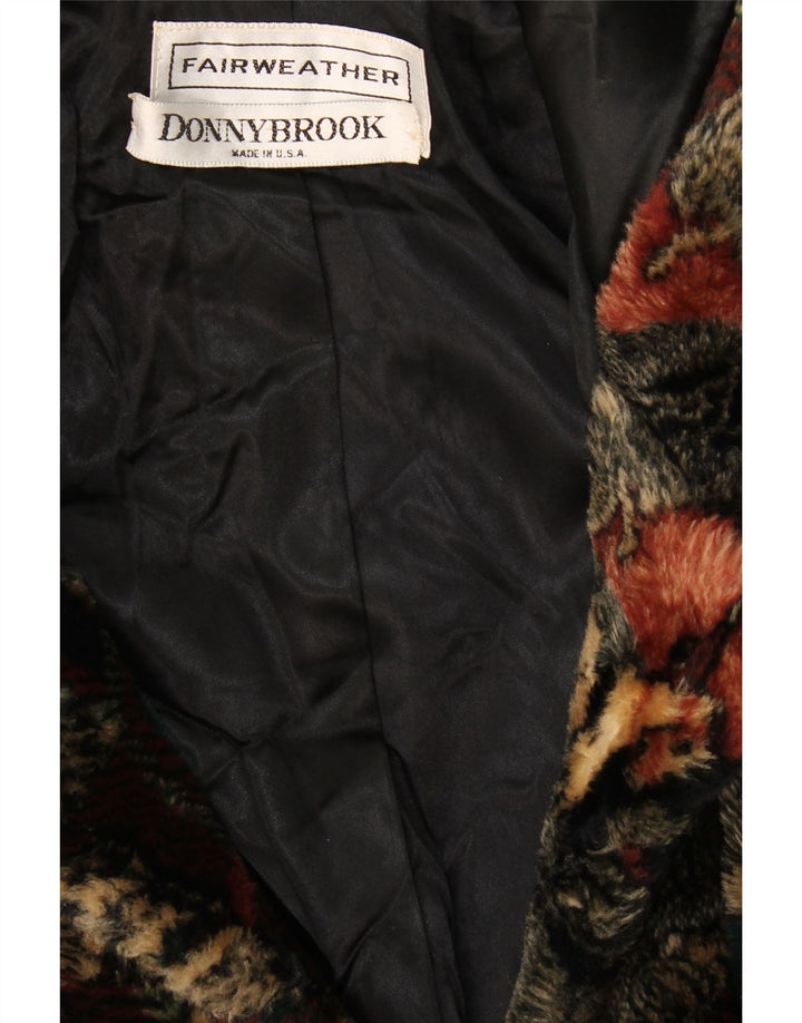 Donnybrook Dufflecoat mit Kapuze für Damen, UK 12, mittelgroß, mehrfarbig, kariert