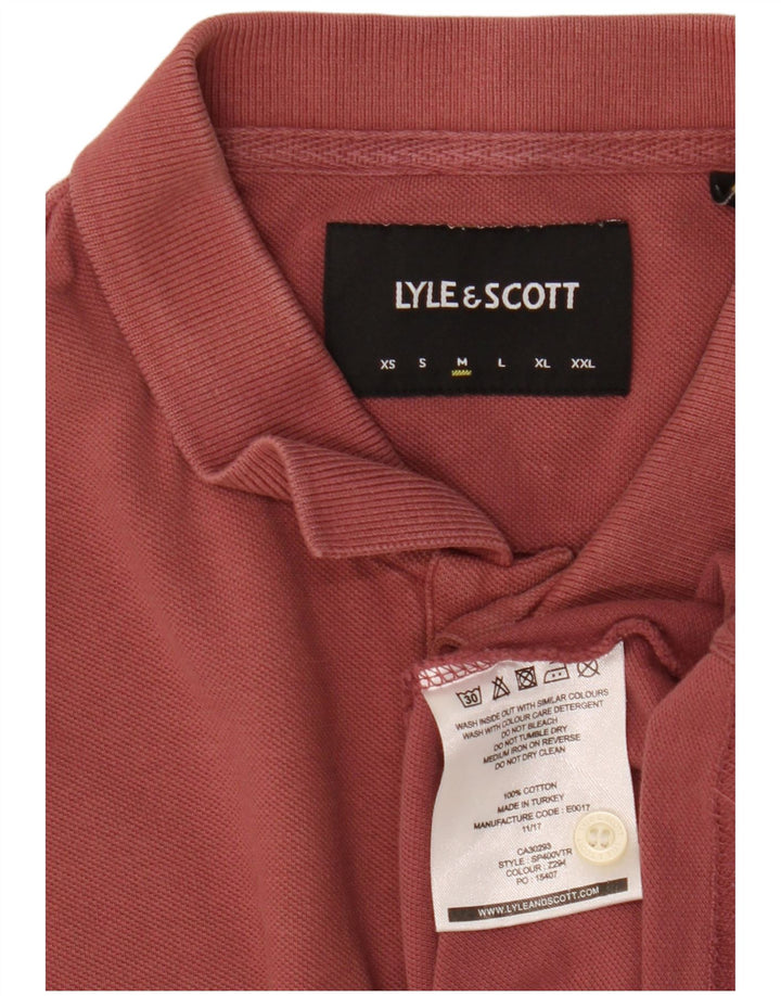 Lyle & Scott Herren Poloshirt Medium Maroon