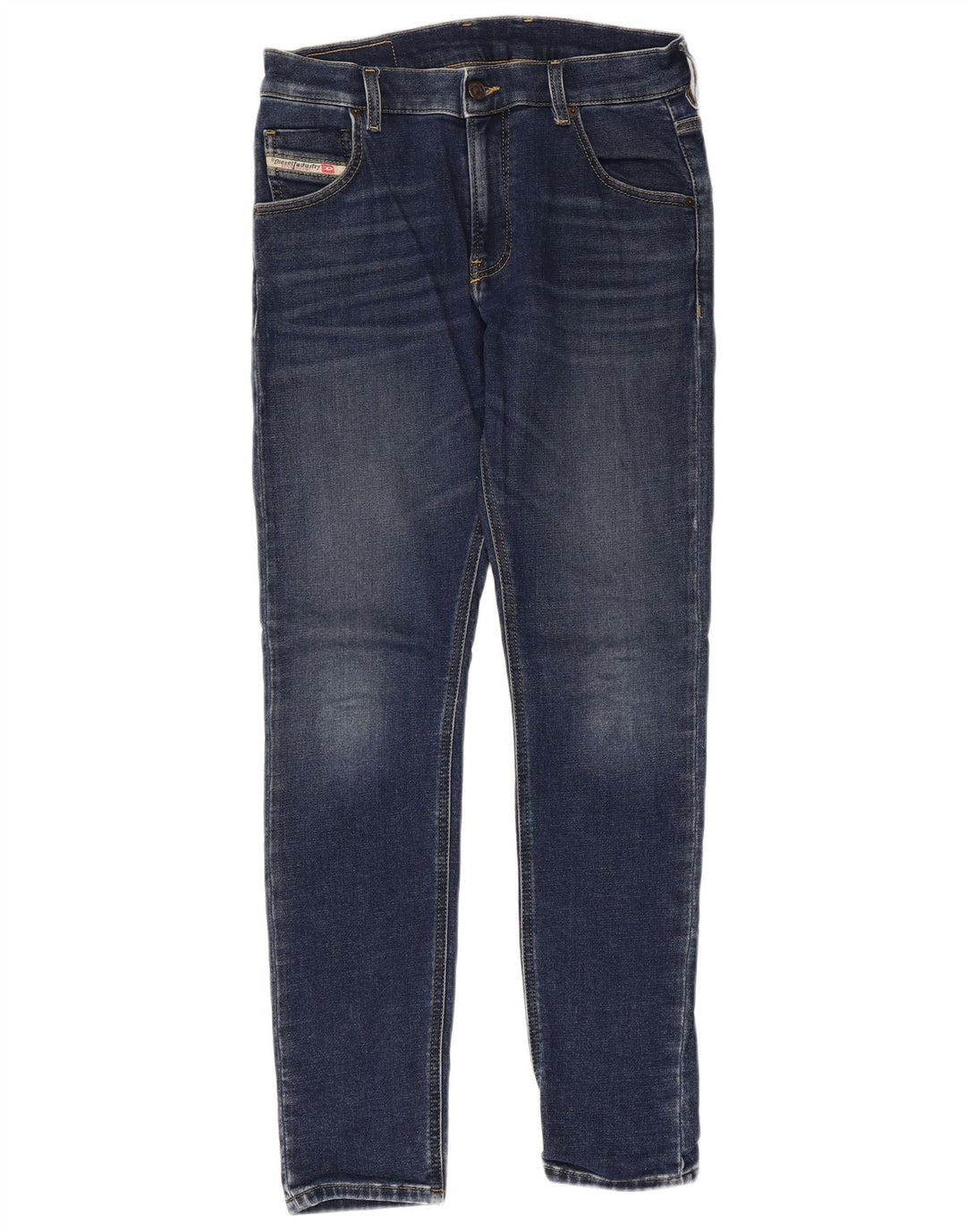 Diesel Damen Skinny Jeans W27 L30 Blaue Baumwolle