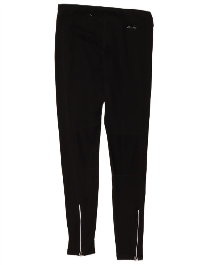 Nike Damen Dri Fit Leggings UK 14 Medium Schwarz