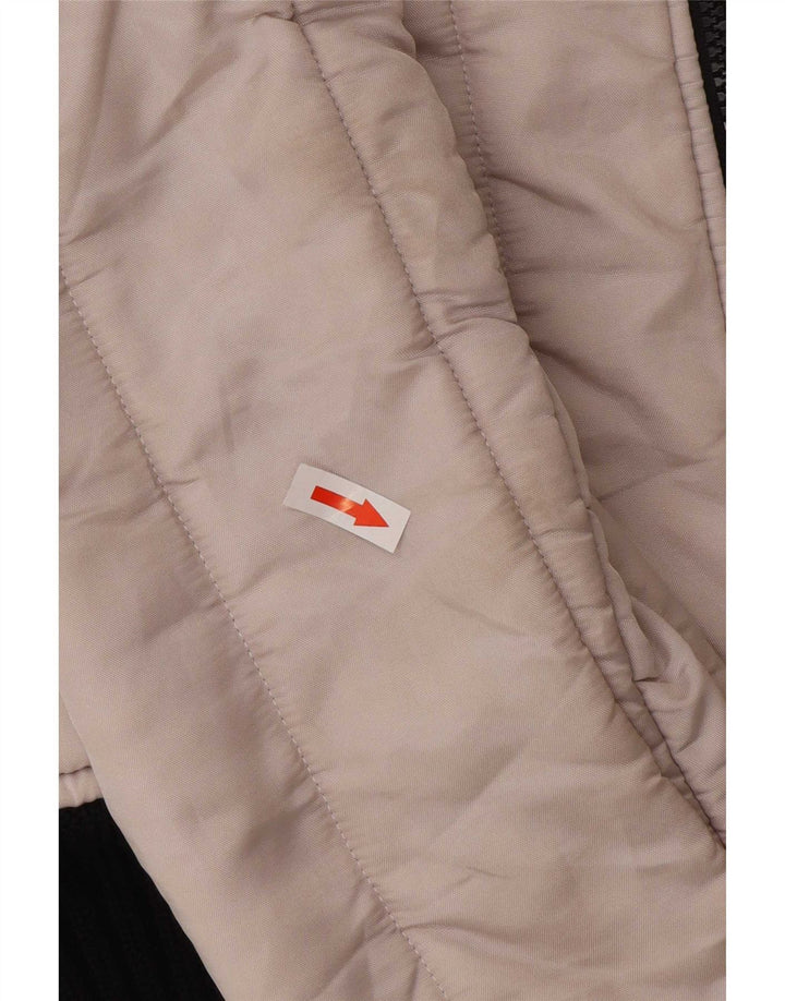 Refrigiwear wattierte Jungenjacke mit Kapuze, 13–14 Jahre, cremefarbenes Polyamid