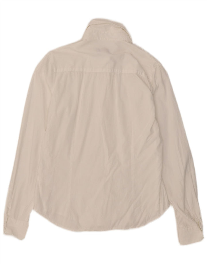 Slam Damen Hemd UK 12 Medium Weiß
